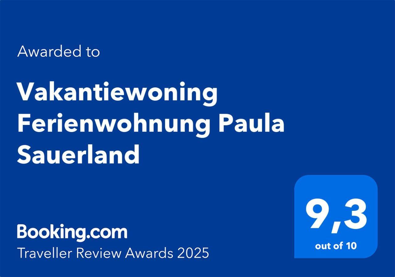 Vakantiewoning Ferienwohnung Paula Sauerland Schmallenberg Exterior foto